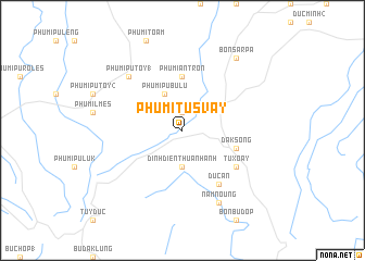map of Phumĭ Tu Svay
