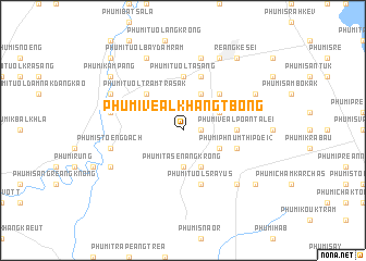 map of Phumĭ Véal Khang Tbong