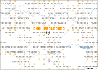 map of Phumĭ Véal Paông