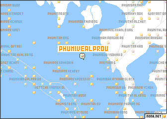 map of Phumĭ Véal Prŏu