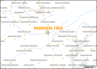 map of Phumĭ Véal Tréa