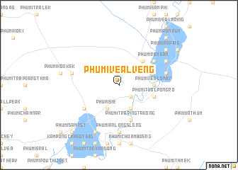 map of Phumĭ Véal Vêng