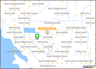 map of Phumĭ Véal