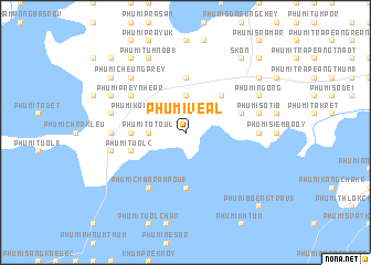 map of Phumĭ Véal