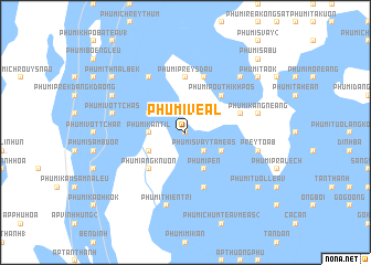 map of Phumĭ Véal