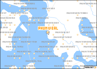 map of Phumĭ Véal