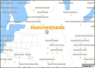 map of Phumĭ Vihéar Sâmbo