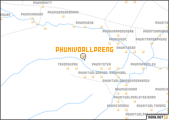 map of Phumĭ Voăll Préng