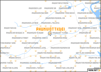 map of Phumĭ Vôtt Kdei