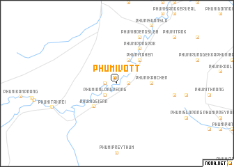 map of Phumĭ Vôtt