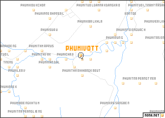 map of Phumĭ Vôtt