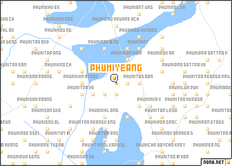 map of Phumĭ Yéang