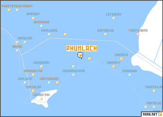 map of Phum Lâch