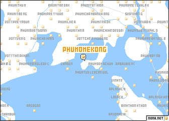 map of Phum Ô Mékông