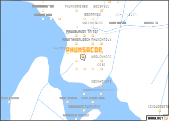 map of Phum Sacor