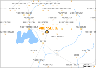 map of Phum Sêlô