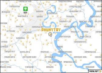 map of Phú Mỹ Tây