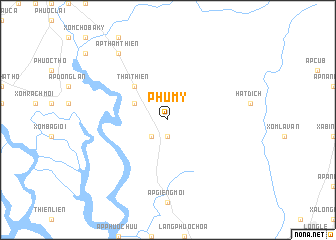 map of Phú Mỹ