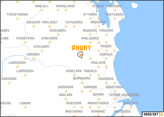 map of Phú Mỹ