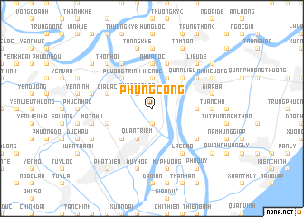 map of Phụng Công