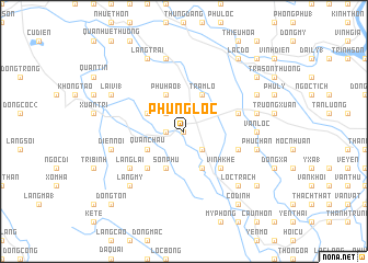 map of Phụng Lộc