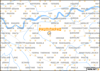 map of Phú Ninh Phố