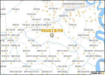 map of Phước Bình