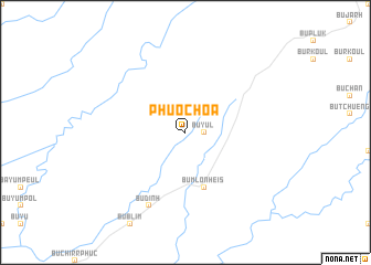 map of Phước Hòa