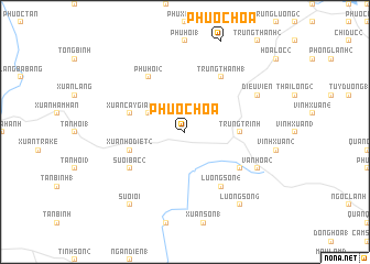 map of Phước Hòa