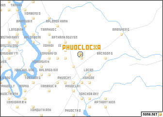 map of Phước Lộc Xã