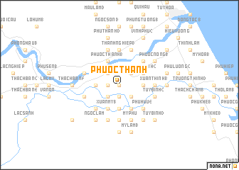 map of Phước Thạnh