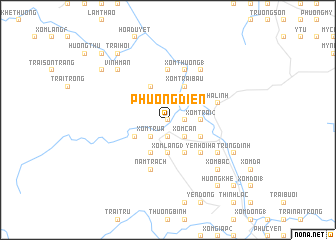 map of Phương Ðiền