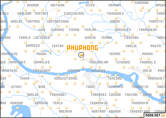 map of Phú Phong