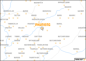 map of Phú Riềng