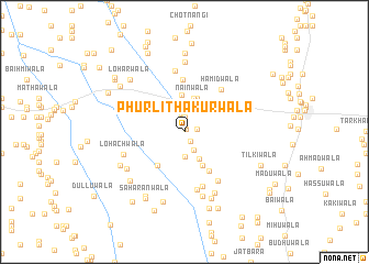 map of Phurli Thākurwāla