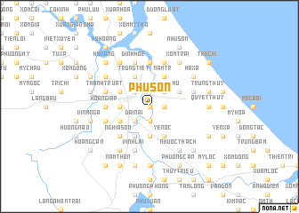 map of Phú Sơn