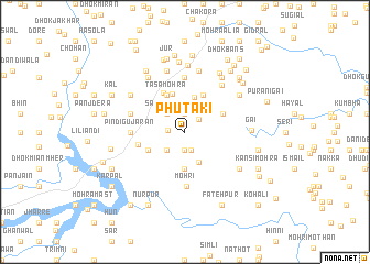 map of Phutāki