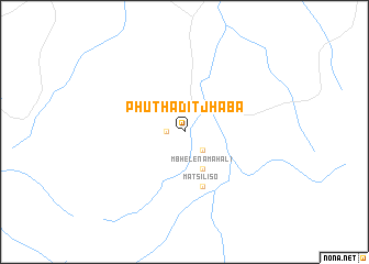 map of Phuthaditjhaba