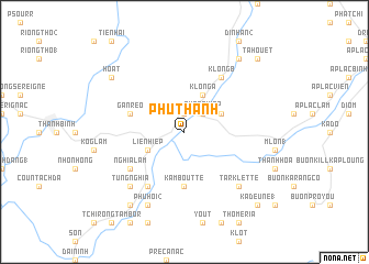 map of Phú Thạnh