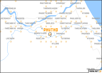 map of Phú Tho