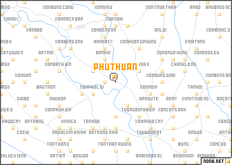 map of Phú Thuận