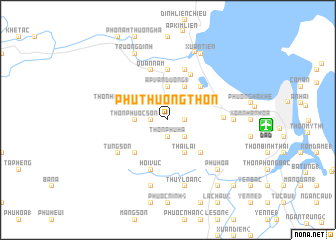 map of Phú Thương Thôn