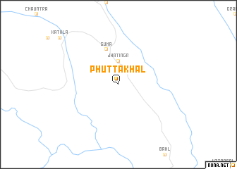 map of Phutta Khal