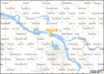 map of Phu Xa