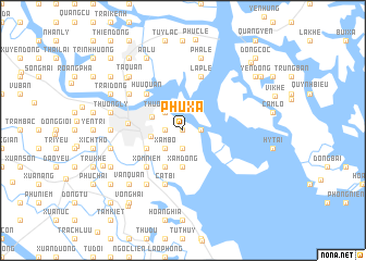 map of Phú Xá