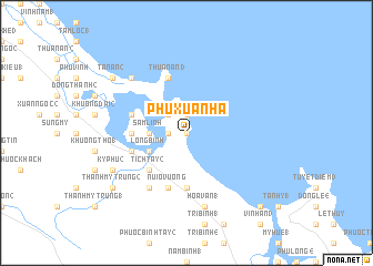 map of Phu Xuan Ha