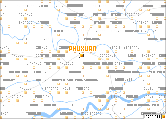 map of Phu Xuàn