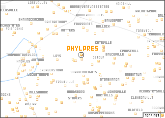 map of Phylpres