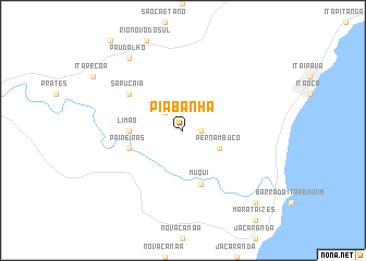 map of Piabanha