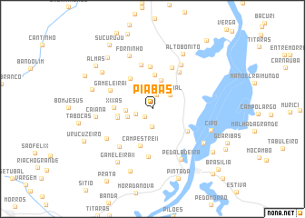 map of Piabas